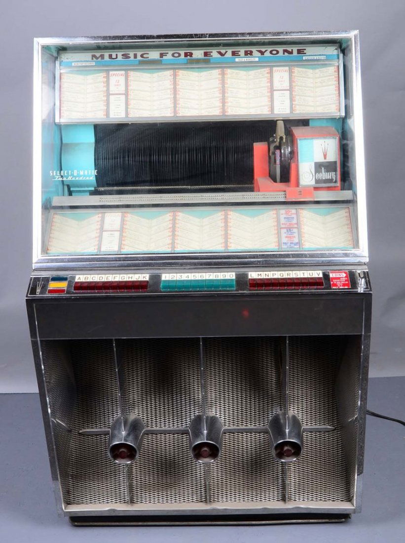 Multi-Coin Seeburg Model 201 Phonograph Jukebox (1 of 7)