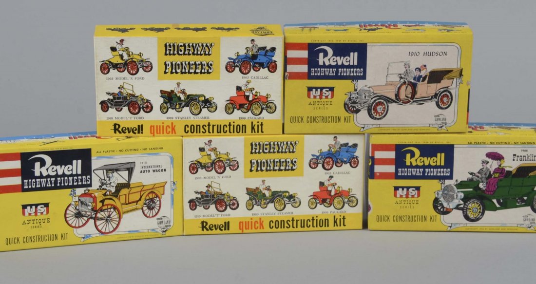 Lot Of 5: Revell & Highway Pioneers Model Car Kits (1 of 1)