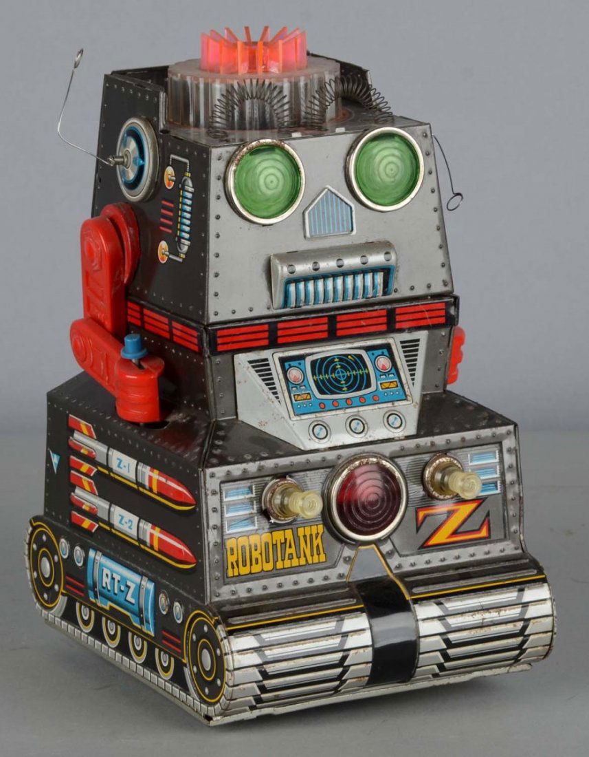 Nomura Tin Litho Battery-Op Robot Toy (1 of 2)