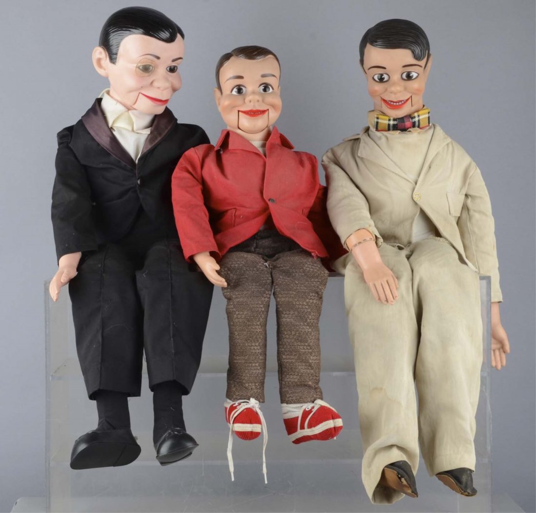 Lot Of 3: Ventriloquist's Dummy Style Toy Dolls (1 of 1)