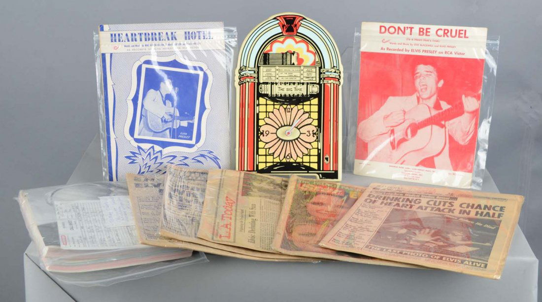 Lot Of 12: Elvis Presley Collectibles (1 of 1)