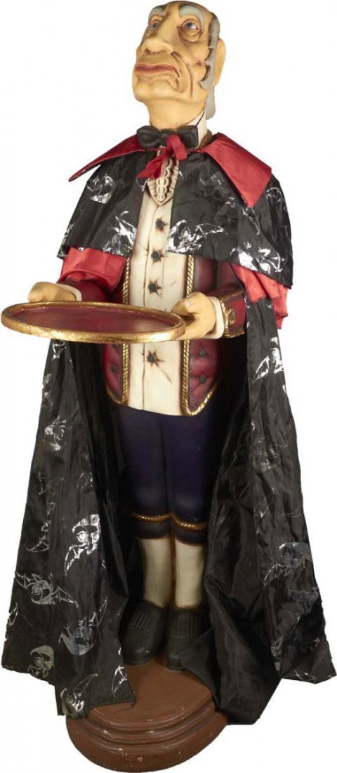 Tall English Butler With Bat Devil Halloween Cape (1 of 2)