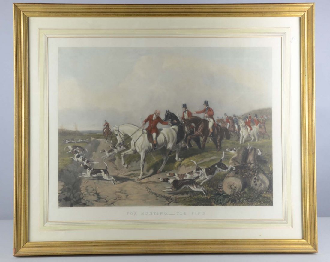 J.F. Herring Senior The Find Fox Hunting Print