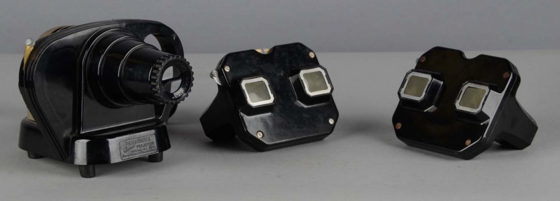Lot Of 3: View Finder Projector And Viewers (1 of 2)