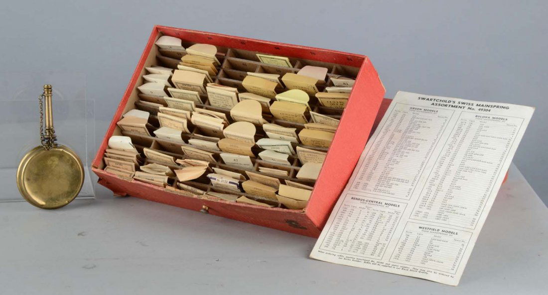 Lot of 2: Watch Springs and Oil Can (1 of 1)