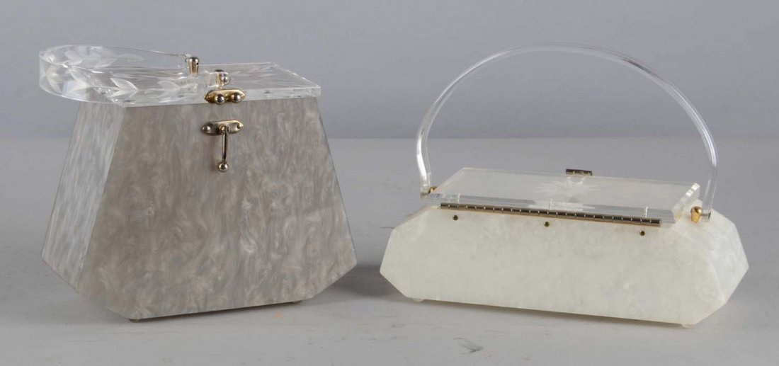 Lot Of 2: Vintage Lucite Purses (1 of 2)