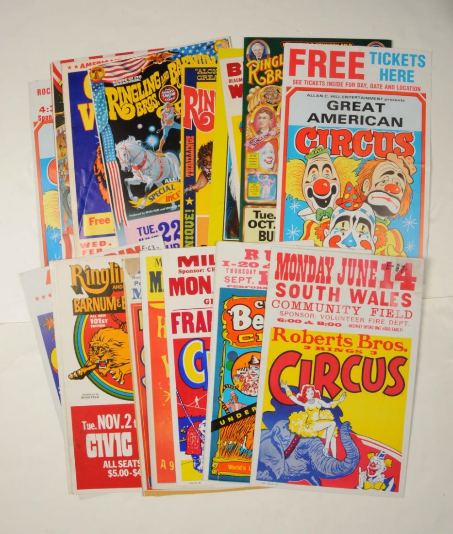 Lot Of Circus Posters. (1 of 1)
