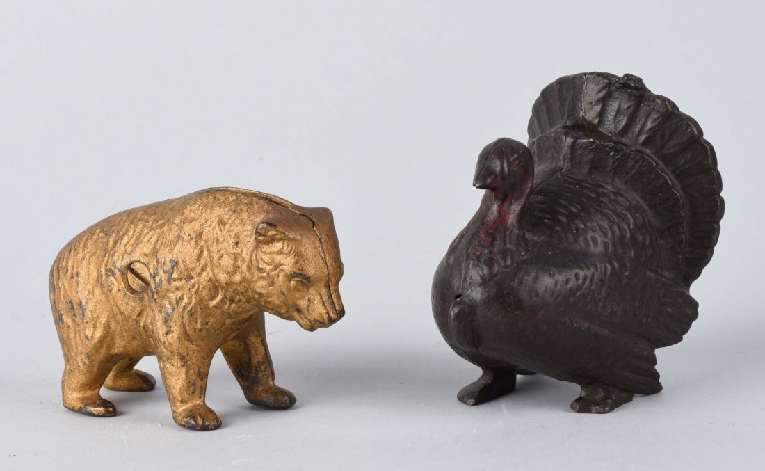 Lot of 2: Cast Iron Still Banks. (1 of 1)