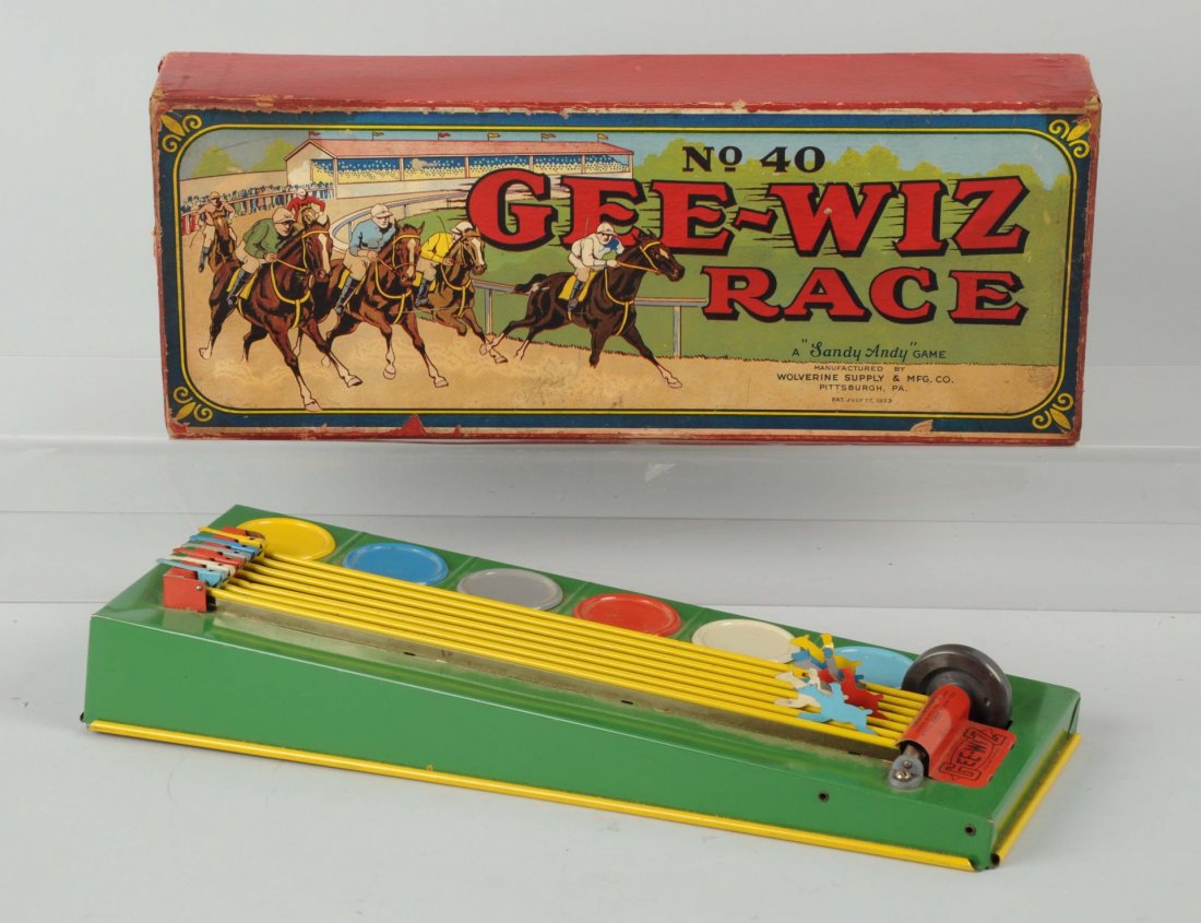 1923 Wolverine Gee-Wiz Horse Racing Game. (1 of 1)