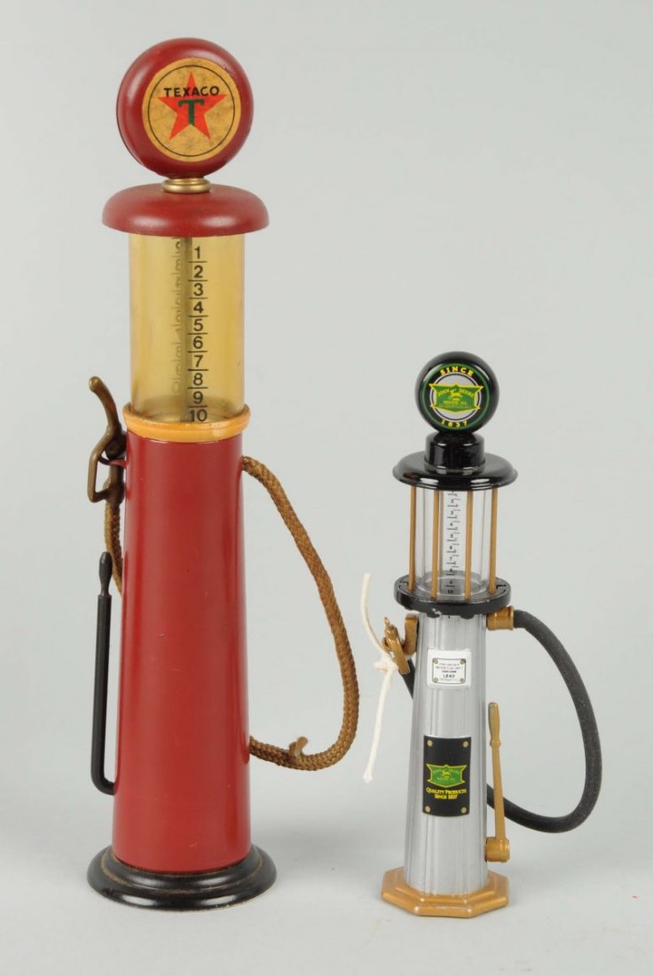 Lot Of 2: 1920s Toy Gas Pumps. (1 of 1)