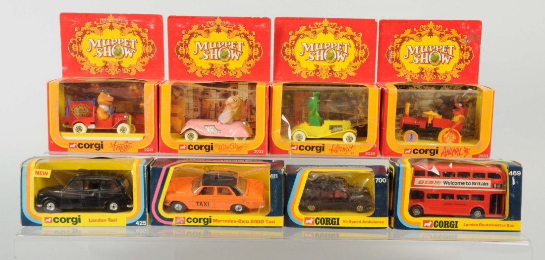 Lot of 8: Corgi Diecast Cars. (1 of 1)