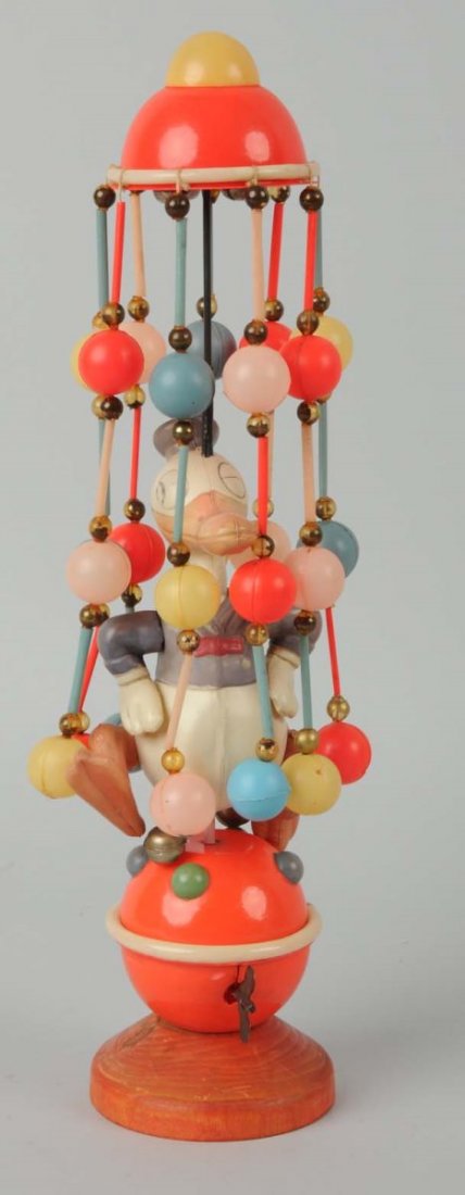 Celluloid Wind-Up Donald Duck Spinner Toy. (1 of 2)