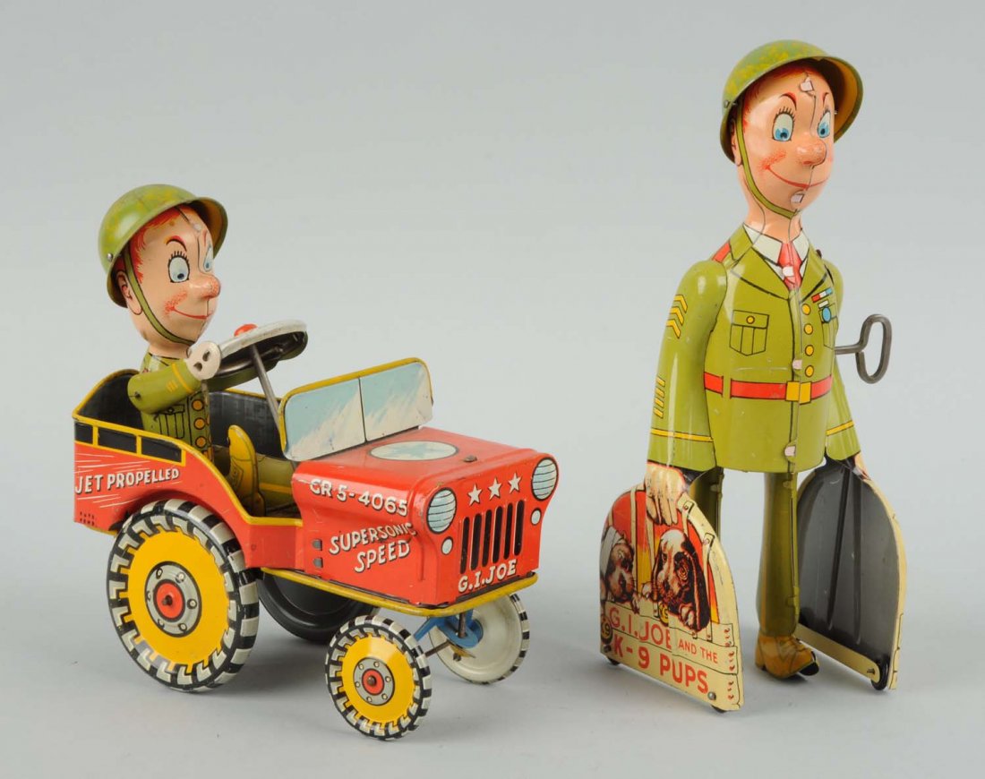 Lot Of 2: Unique Art Tin Wind-Up Toys. (1 of 2)