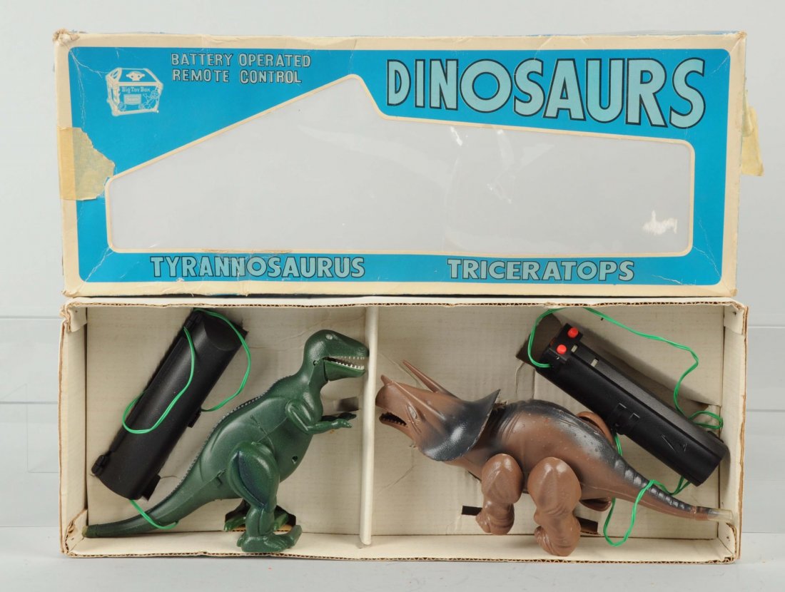 Sears Battery Operated Walking Dinosaurs in Box. (1 of 1)