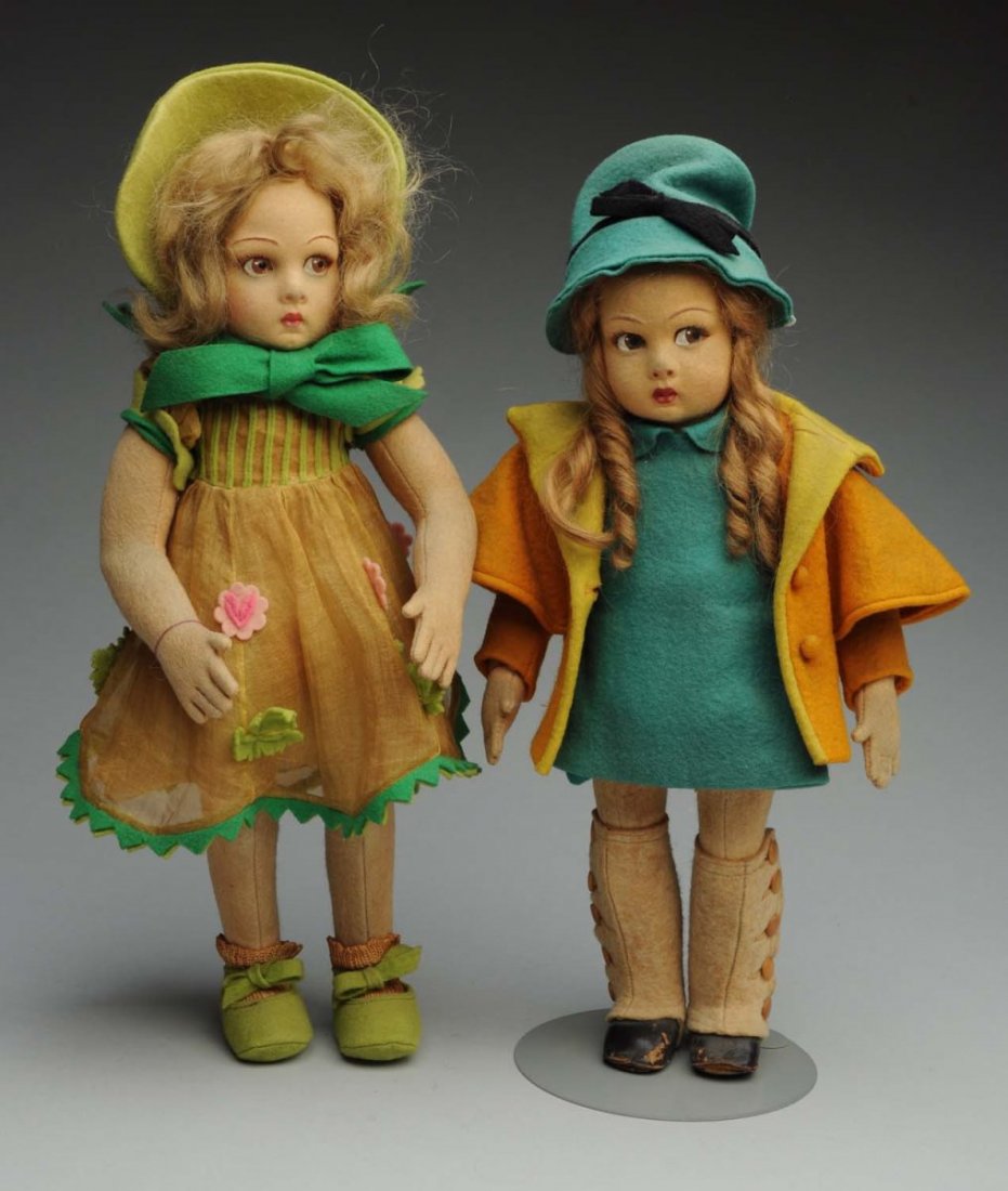 Lot Of 2: Lenci Dolls. (1 of 3)