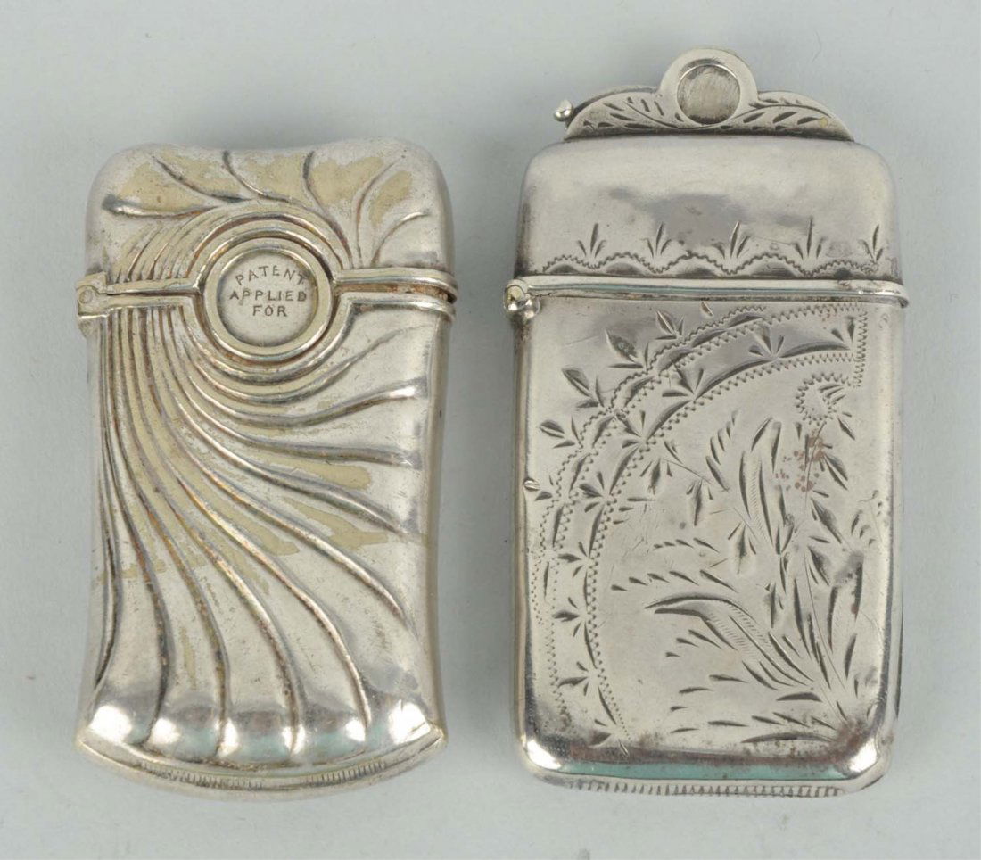 Lot Of 2: Match Safes Or Vestas. (1 of 2)