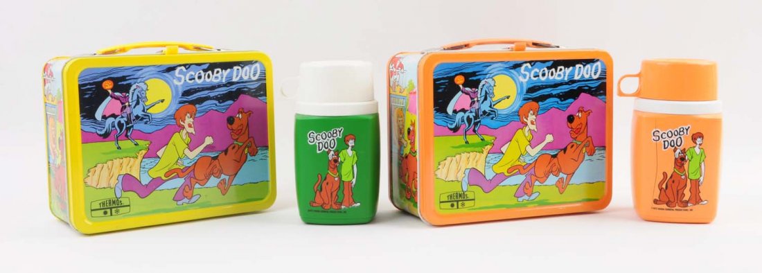 Lot of 2: 1973 Scooby - Doo Lunchboxes. (1 of 3)