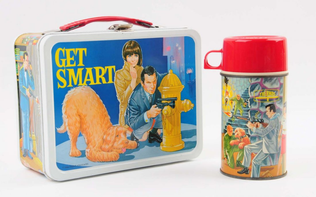 1966 Get Smart Lunchbox With Thermos. (1 of 3)