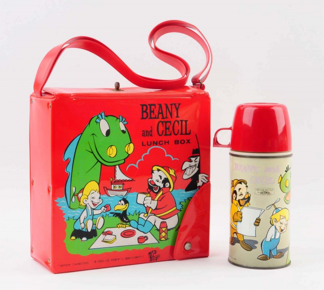 1960 Beany And Cecil Vinyl Lunchbox. (1 of 3)
