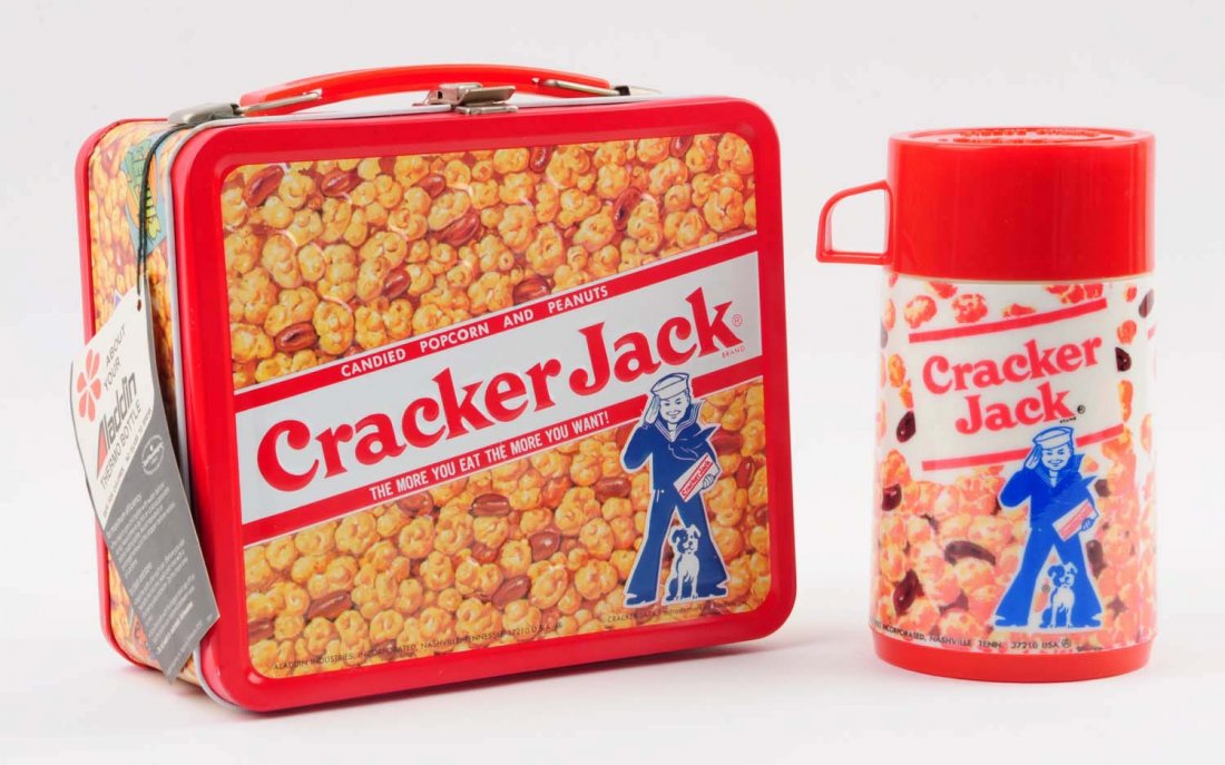 1979 Cracker Jack Lunchbox With Thermos. (1 of 4)