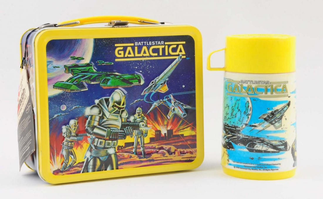 1978 Battlestar Galactica Lunchbox With Thermos. (1 of 4)