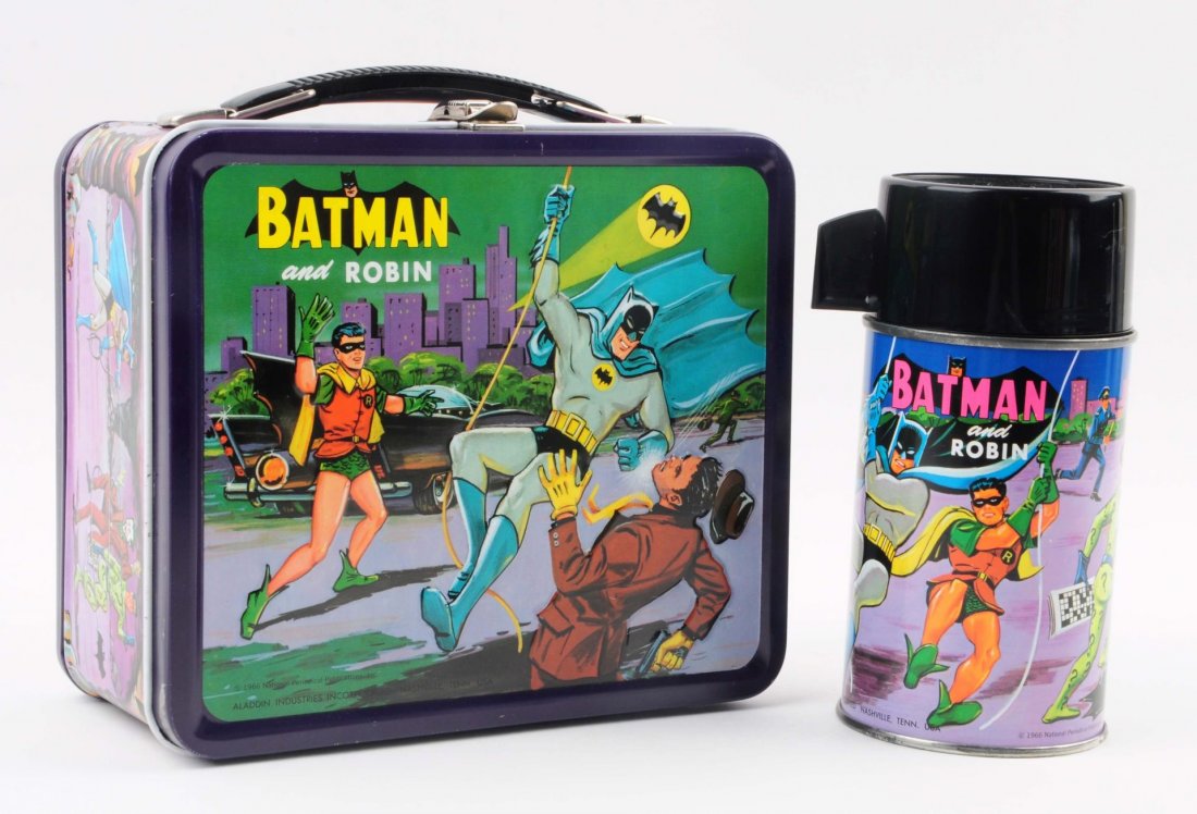 1966 Batman And Robin Lunchbox With Thermos. (1 of 7)
