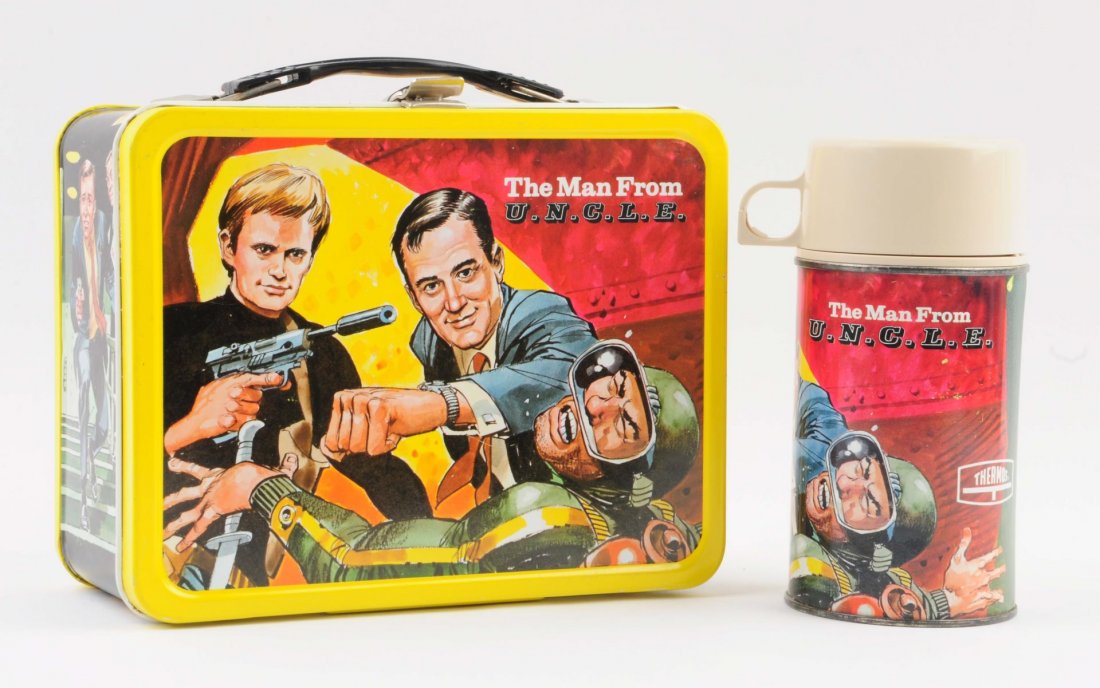 1966 Man From UNCLE Lunchbox With Thermos. (1 of 3)