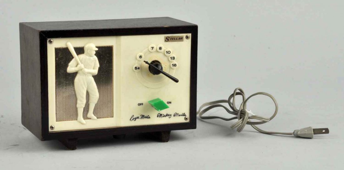 Roger Maris & Mickey Mantle Radio. (1 of 4)