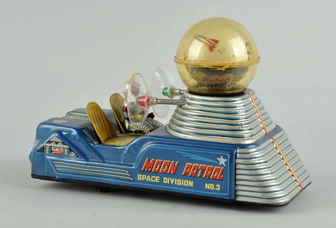 Japanese Battery Operated Tin Litho Moon Patrol. (1 of 3)