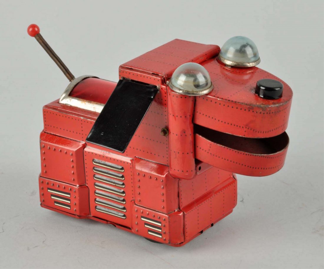 Japanese Tin Litho Space Dog. (1 of 2)