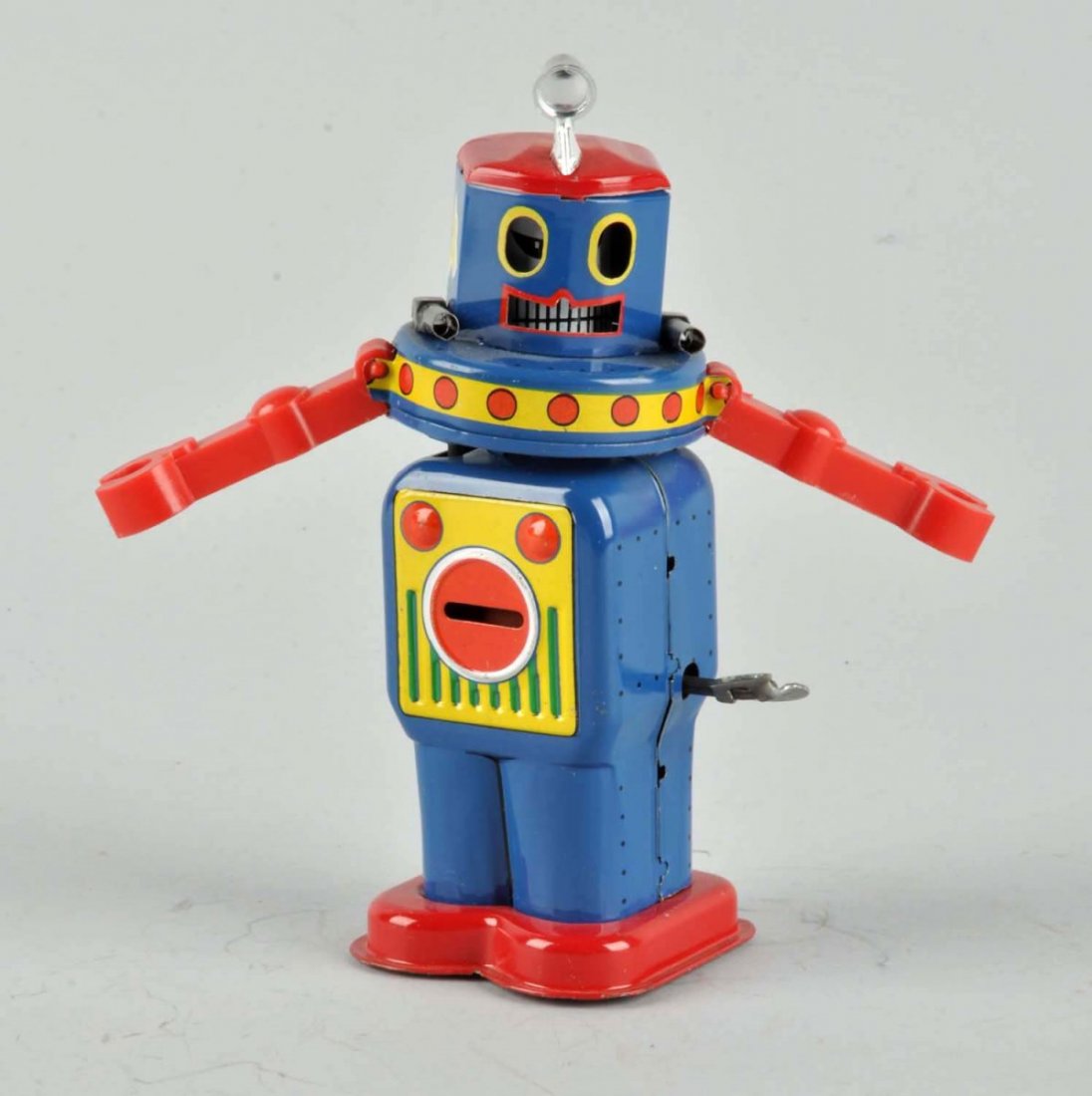 Japanese Tin Litho Wind-up Robot. (1 of 2)