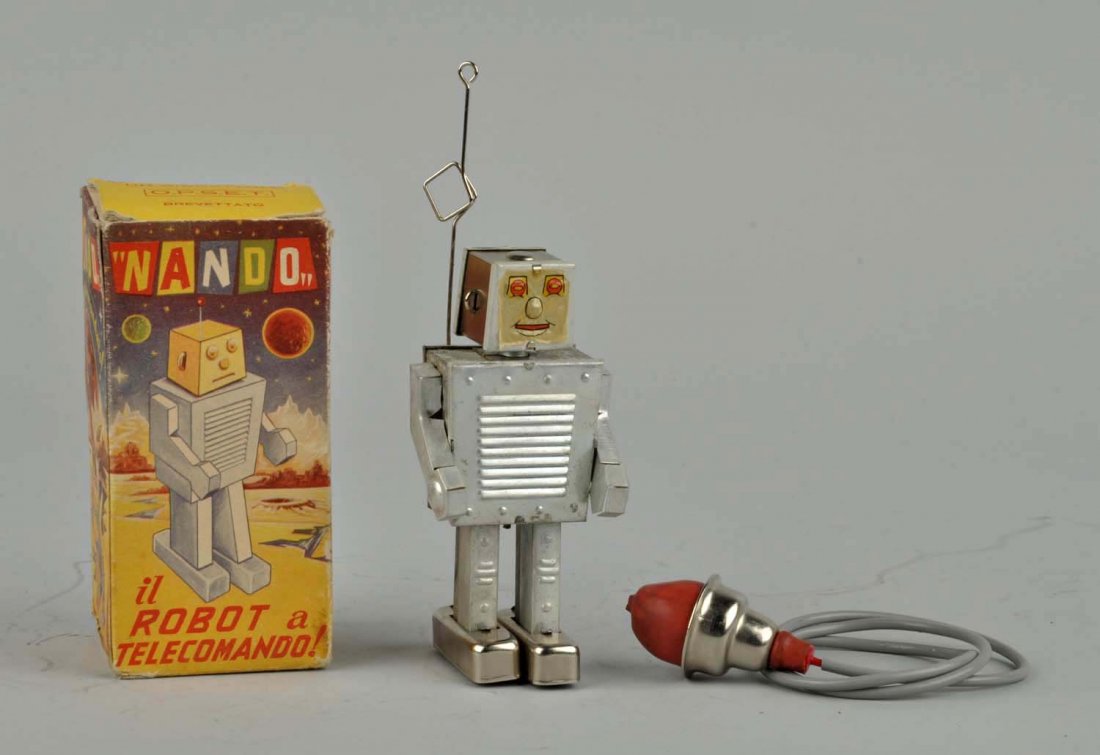 Italian Tin "Nando" Robot. (1 of 2)
