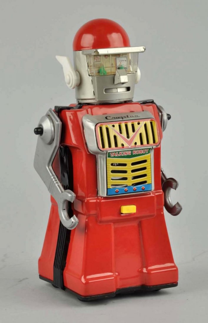 Japanese Battery-Operated Cragstan Talking Robot. (1 of 2)