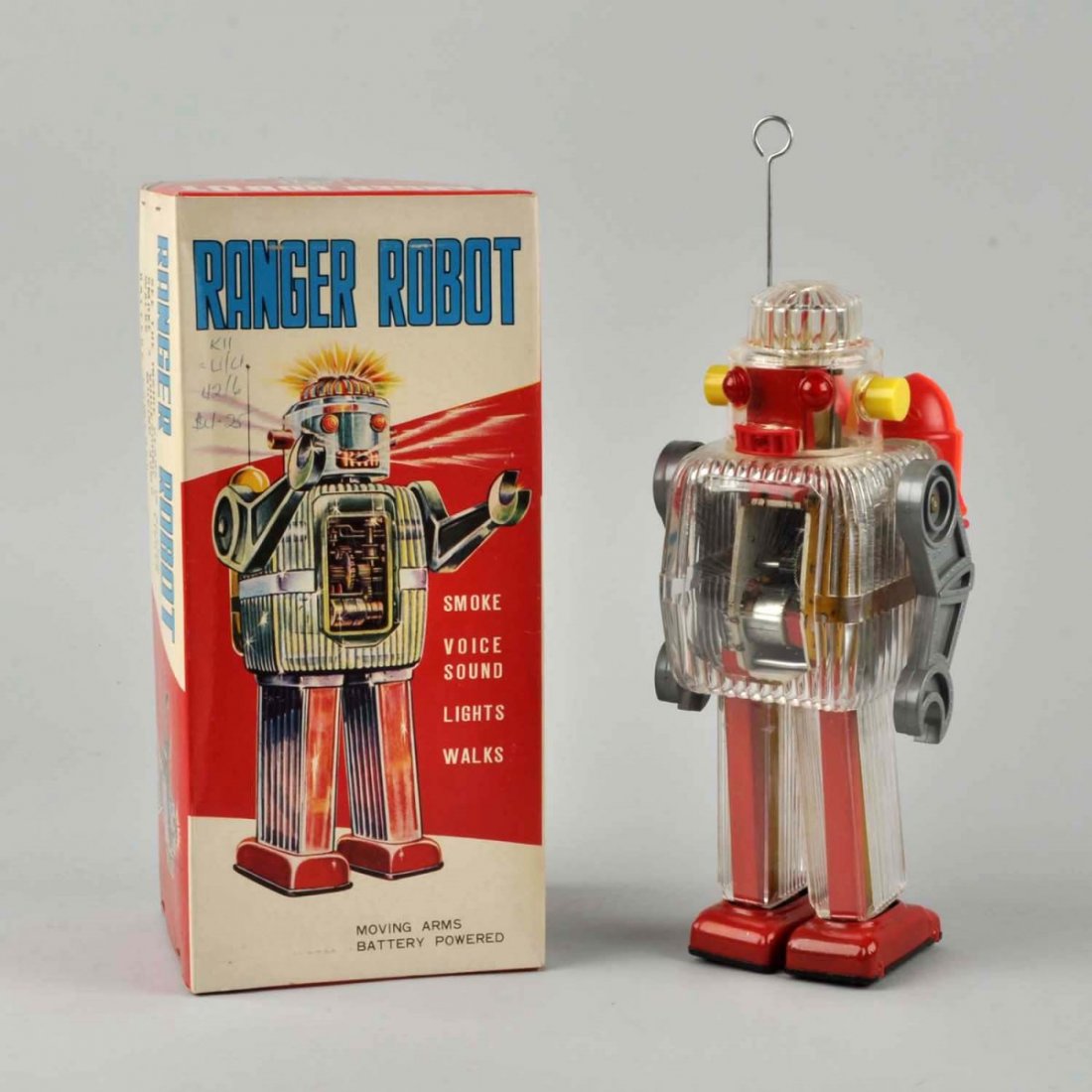 Japanese Battery Operated Ranger Robot Toy. (1 of 3)