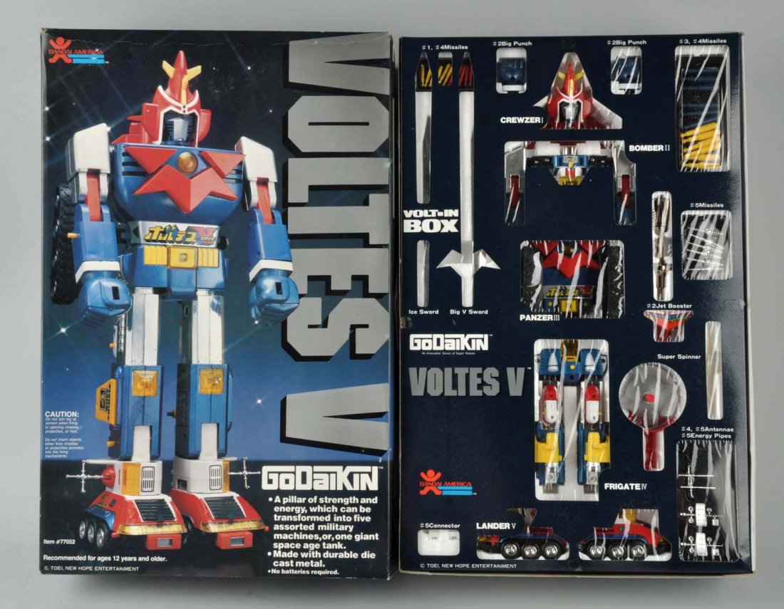 Japanese Bandai Godaikin Voltes Toy. (1 of 2)