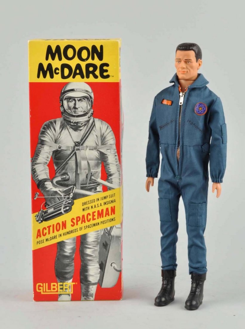 Gilbert Moon McDare Spaceman Figure. (1 of 3)