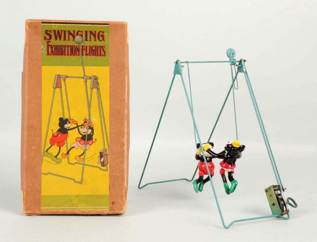 Disney Mickey & Minnie Celluloid Acrobat Toy. (1 of 3)