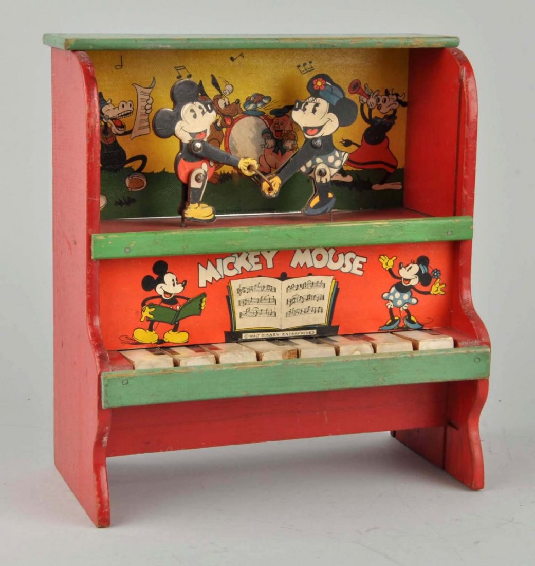 Marks Bros Walt Disney Wooden Piano Toy. (1 of 4)