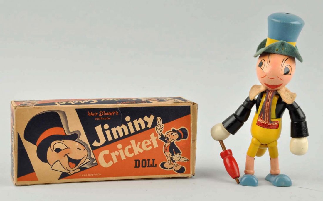 Ideal Walt Disney Jiminy Cricket Doll. (1 of 4)
