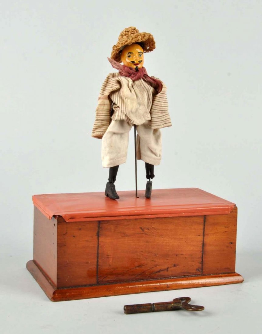 Clockwork Chinese Man Roof Dancing Figure. (1 of 4)