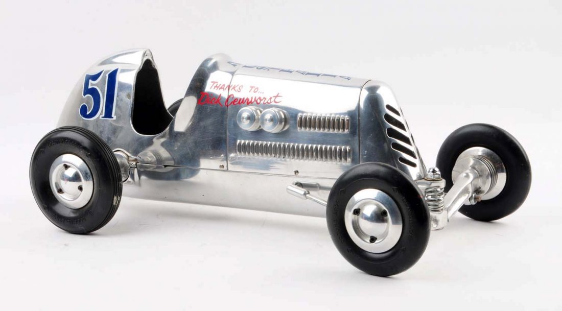 Silver #51 Australia Race Car. (1 of 5)