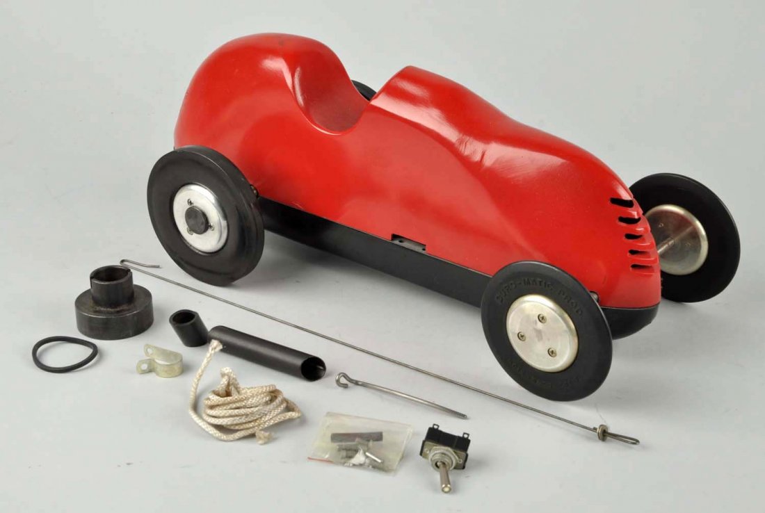 1949 McCoy Press Steel Invader Race Car In Box. (1 of 4)