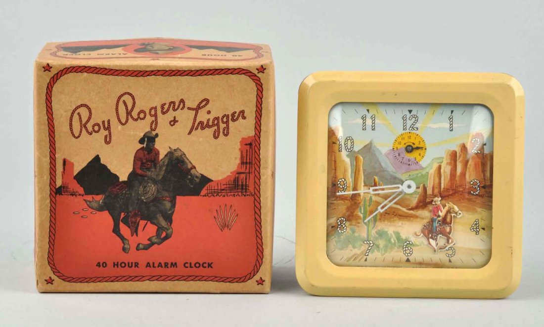 Ingraham Roy Rogers Alarm Clock. (1 of 3)
