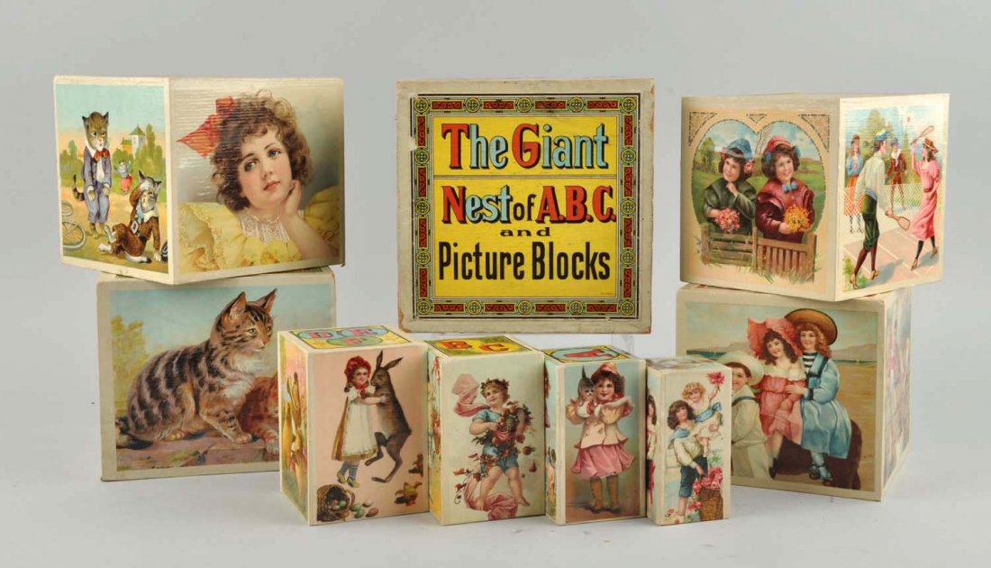 Giant Nest Of ABC Picture Blocks. (1 of 2)