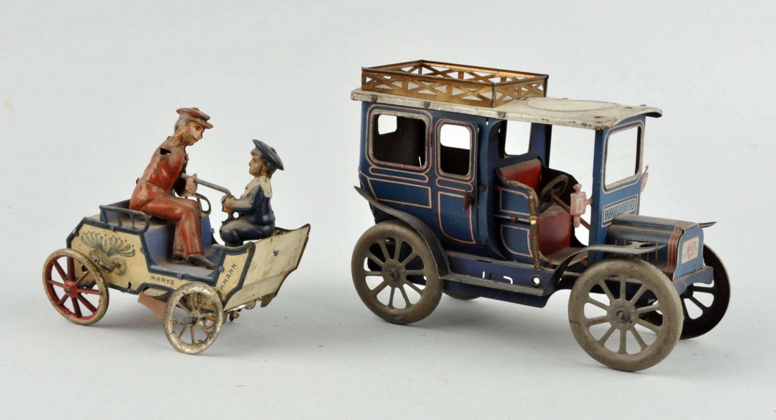 Lot of German Tin Litho Toy Parts. (1 of 2)