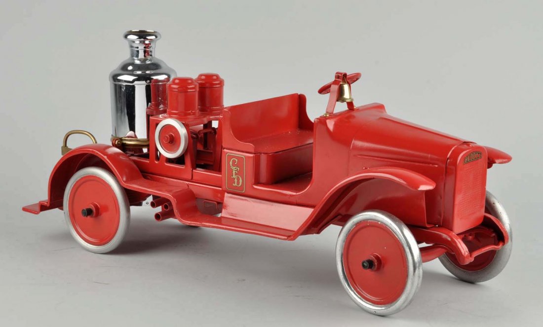 1920's Buddy L Pressed Steel Fire Pumper Unit. (1 of 3)