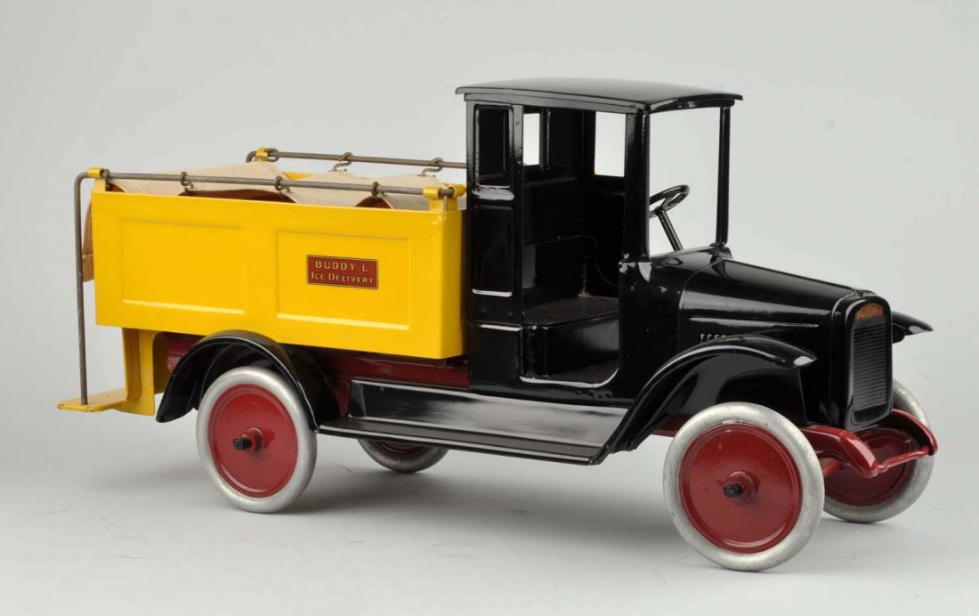 1920's Buddy L Pressed Steel Ice Truck. (1 of 3)