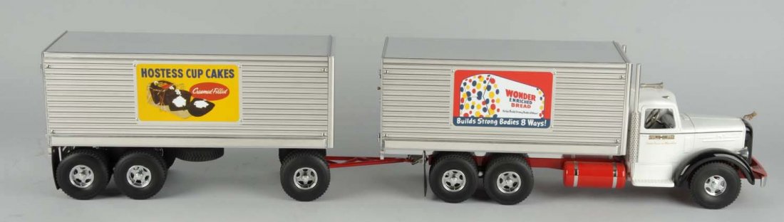 Pressed Steel Wonder Bread Tractor Trailer. (1 of 5)