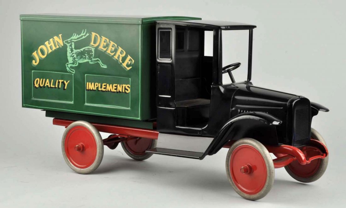 Buddy L Custom Made John Deere Box Van. (1 of 2)