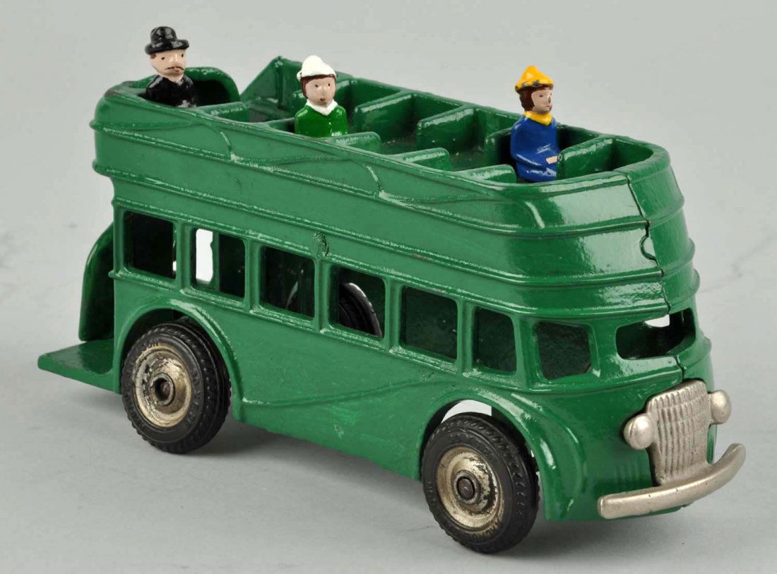 Cast Iron Arcade Double Decker Bus. (1 of 4)